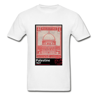 Palestine Stamp Unisex T-shirt - white
